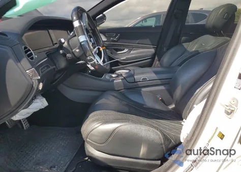 2015 Mercedes-Benz S 63 Amg из США, поврежденный, VIN WDDUG7JB0FA115180